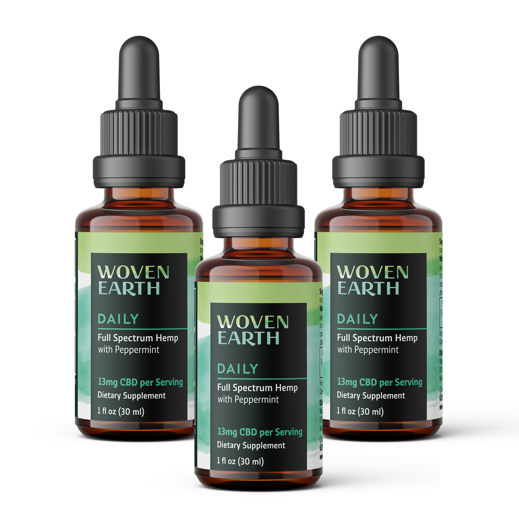 Daily Full Spectrum CBD Oil 3-Pack