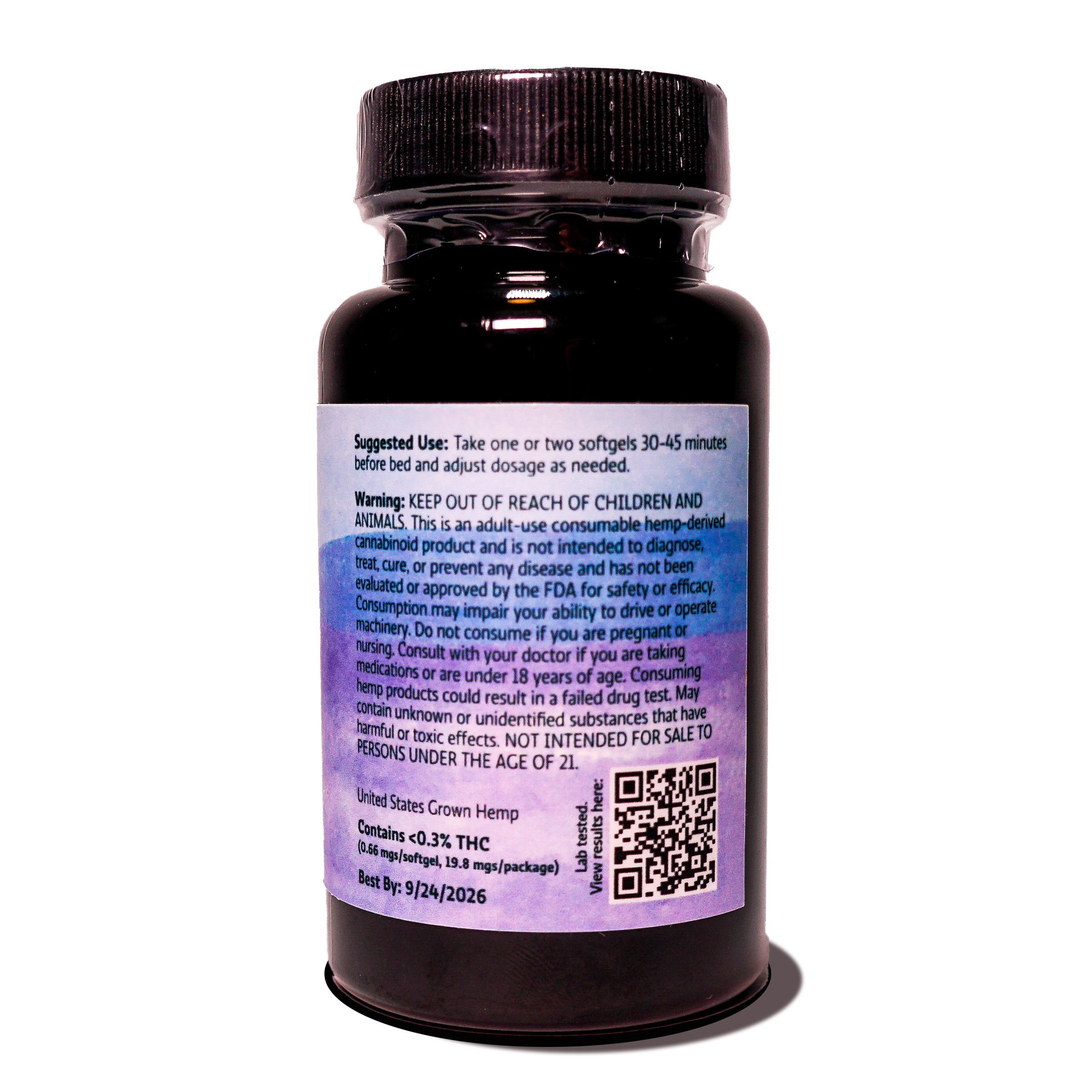 Full Spectrum Sleep CBD Softgels